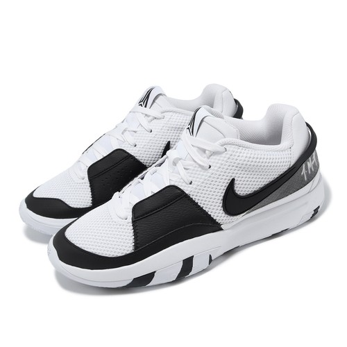 Мужские баскетбольные кроссовки Ja Morant Nike JA 1 EP Scratch 2.0 White Black DR8786-101