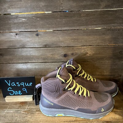 New Womens Vasque Sparrow Breeze LT Purple Suede Mid Hiking Boots Size 9 M