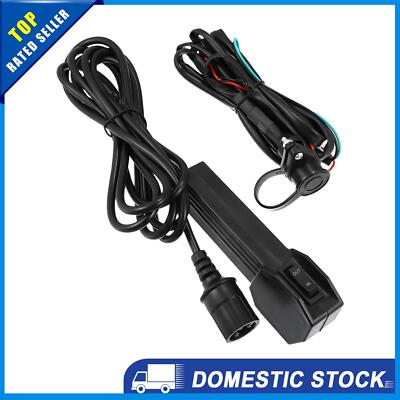 Universal 12V ATV UTV Winch Corded Hand Controller Remote Control Kit Pack of 1