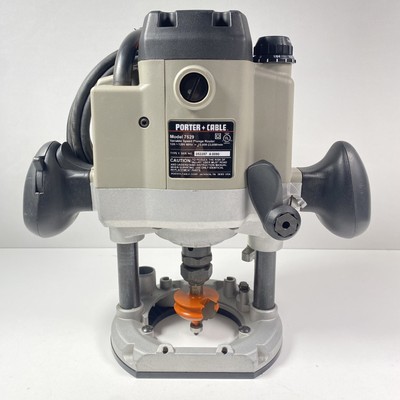 Porter Cable 7529 Variable Speed Plunge Router EUC eBay