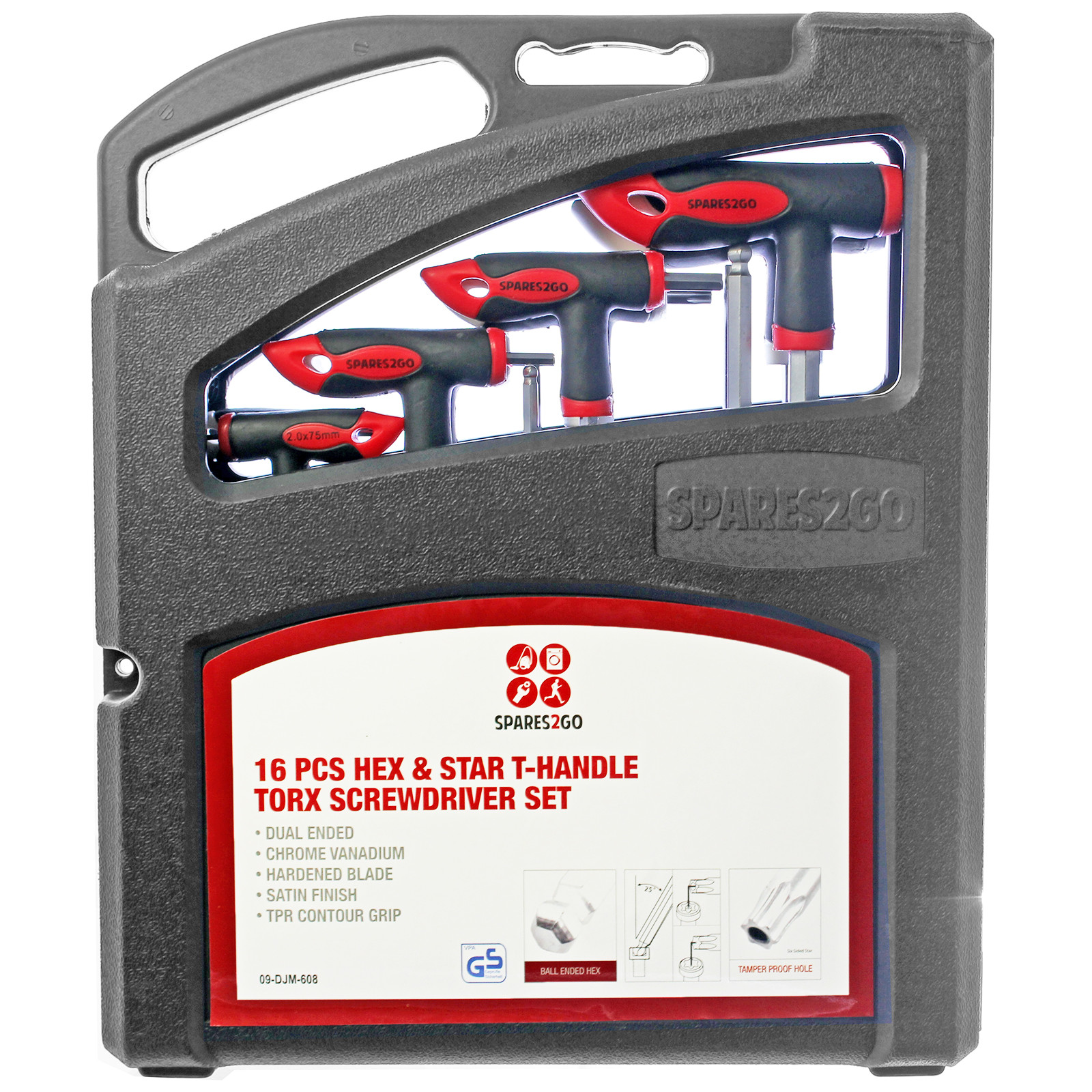 T Handle Screwdriver Set Torx Metric Hex Allen Key Long Star Security