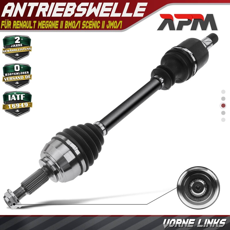 Antriebswelle Vorne Links FÃ¼R Renault Megane Ii Bm0/1 ScÃ©Nic Ii Jm0/1 1.9 2.0