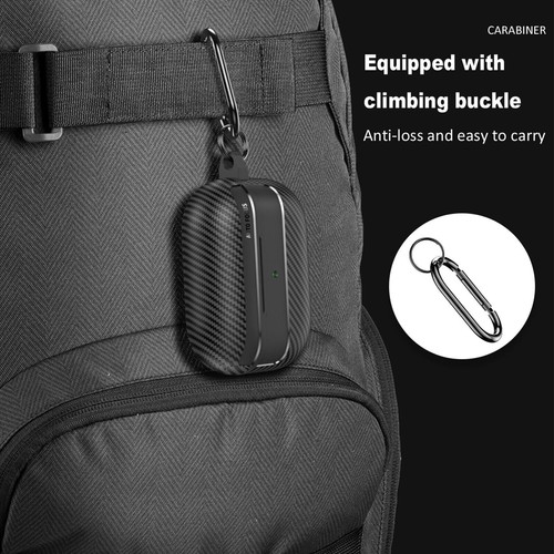 Case For Apple Airpods 1/2/Pro/3rd/4th Carbon Fibre Texture Shockproof Cover