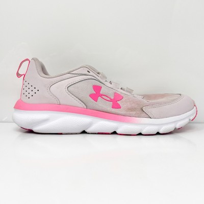 

Under Armour Girls Assert 9 3024634-600 Розовые кроссовки для бега Размер 4.5Y, Розовый, Assert 9