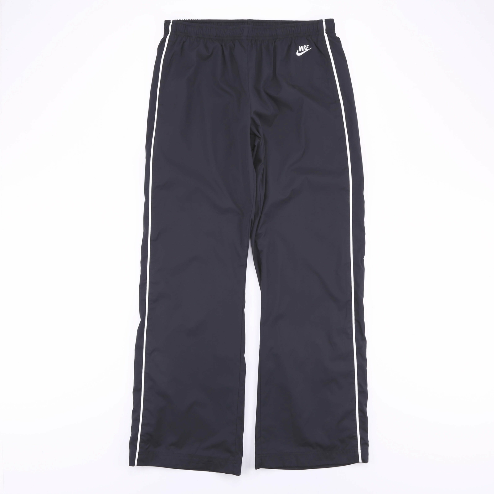 NIKE Black & White Mesh Lined Drawstring Track Pants Size Women's Large | eBay
