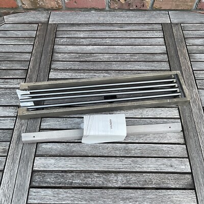 Pottery Barn Mission Modular Laundry Organization System Drying Rack Gray Scuffs