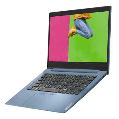 NEW Lenovo IdeaPad 14'' HD Laptop Pentium N5030 4GB RAM 128GB SSD Win 10 - Blue