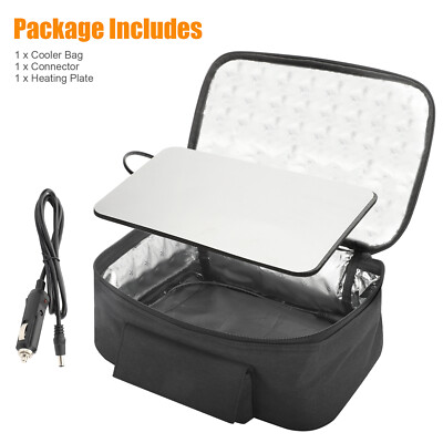 12V Car Portable Food Heating Lunch Box Electric Heater Warming Bag For Trucks