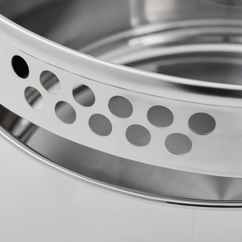 Stainless Steel 1-Quart Saucepan with Straining Lid Perfect for Soups