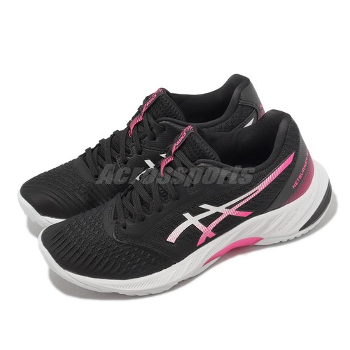 

Женские волейбольные кроссовки Asics Netburner Ballistic FF 3 черные ярко-розовые 1052A069-003, Черный, Netburner Ballistic Ff 3