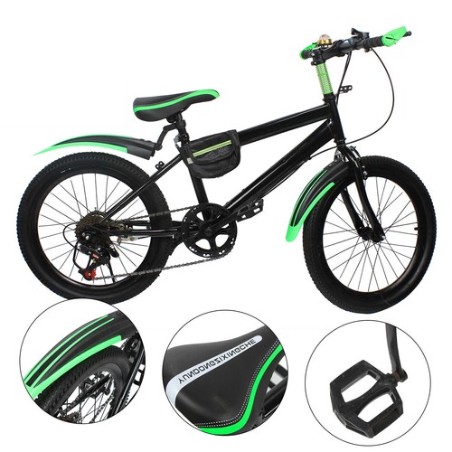 Child Bicycle Mtb Mountain Bike 7 Speed High Caron Steel City Bike