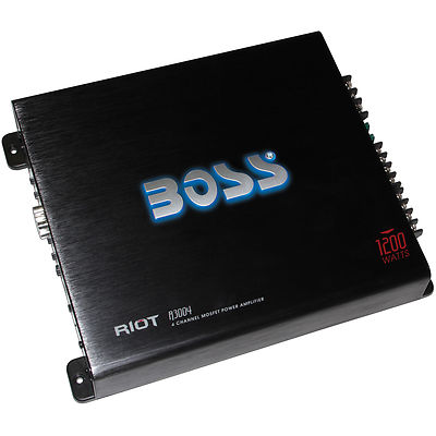 BOSS R3004 RIOT 1200 Watt 4 Ch MOSFET Amplifier