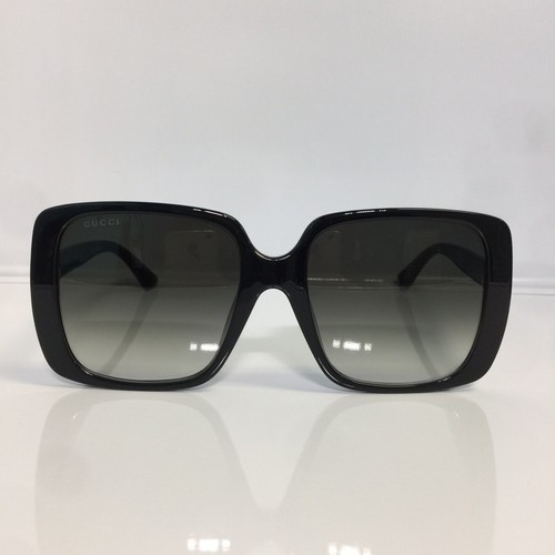 Pre-owned Gucci Gg0632sa 001 Black Plastic Woman Sunglasses