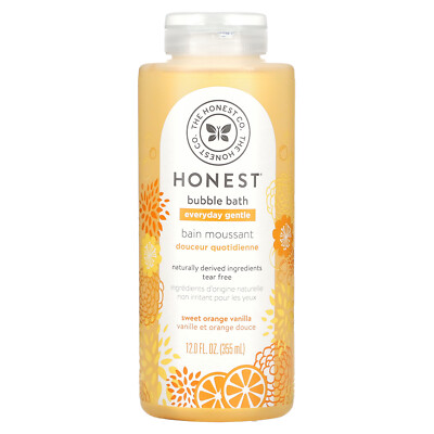 Everyday Gentle Bubble Bath, Sweet Orange Vanilla, 12 fl oz 
