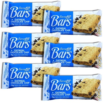 Oatmeal Chocolate Chip BeneFit Bars by Readi-Bake  2.5 Ounce | Value Pack of 12