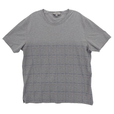 CANALI Men's Tshirt Gray Graphic Soft Luxury 100% Cotton Made in ITALY Sz 54 XL