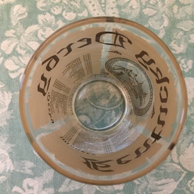 Vintage 1974 Kentucky Derby Anniversary Glass  Excellent Condition