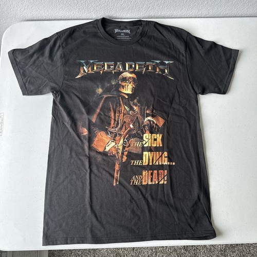 Megadeth Tシャツ　日本ツアー　2023【Mサイズ】 MegaDeth Crush The World Tour 2023 T Shirt Black Men's Sz M