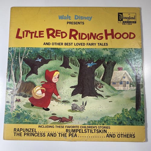 【希少！！】 Walt / Hood Riding Red Little Disney- Record Album LP Vinyl ぬいぐるみ