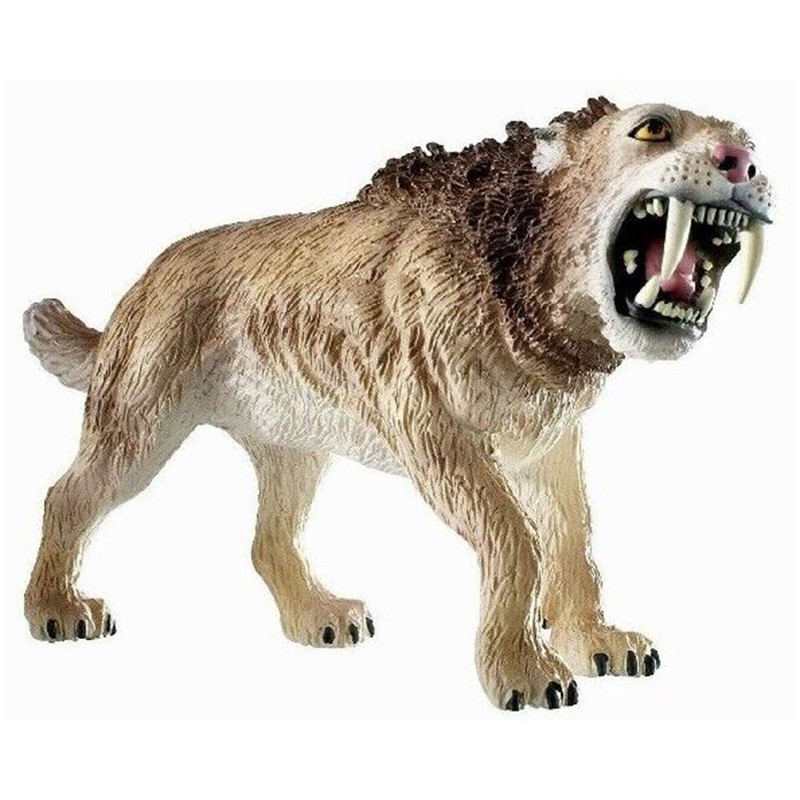 Bullyland Saber Toothed Tiger Animal Figure 58375 NEW