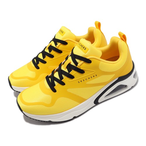 

Мужские повседневные туфли Skechers Tres-Air Uno-Revolution-Airy Yellow White 183070-YEL, Желтый, Tres-air Uno-revolution-airy