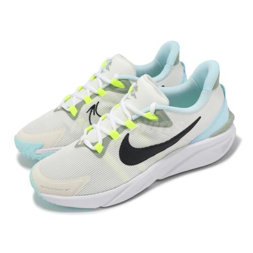 Детские молодежные кроссовки Nike Star Runner 4 NN GS Sail Glacier Blue HQ3469-101