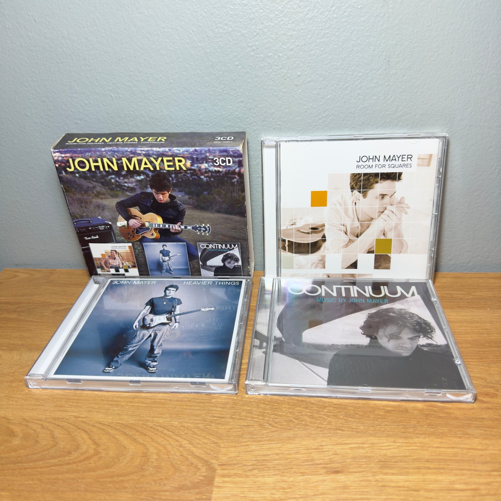 John Mayer (3 CD) Box Set Room for Squares, Heavier Things