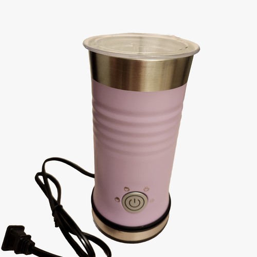 SIMPLETASTE Milk Frother 4-In-1 Electric Milk Steamer Automatic Purple
