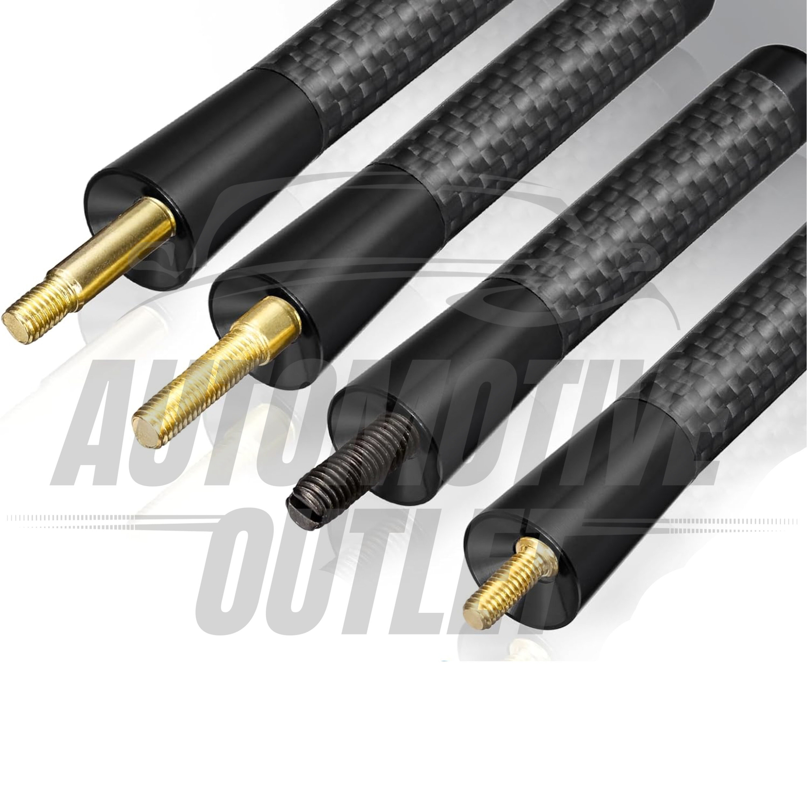 STUBBY SHORT 80mm CARBON FIBRE BEE-STRING CAR AERIAL FOR MINI R57 CONVERTIBLE 6