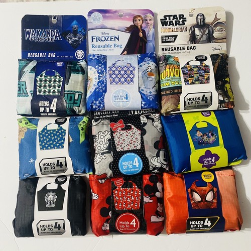 Choose Disney Star Wars Marvel Reusable Grocery XL Shopping 