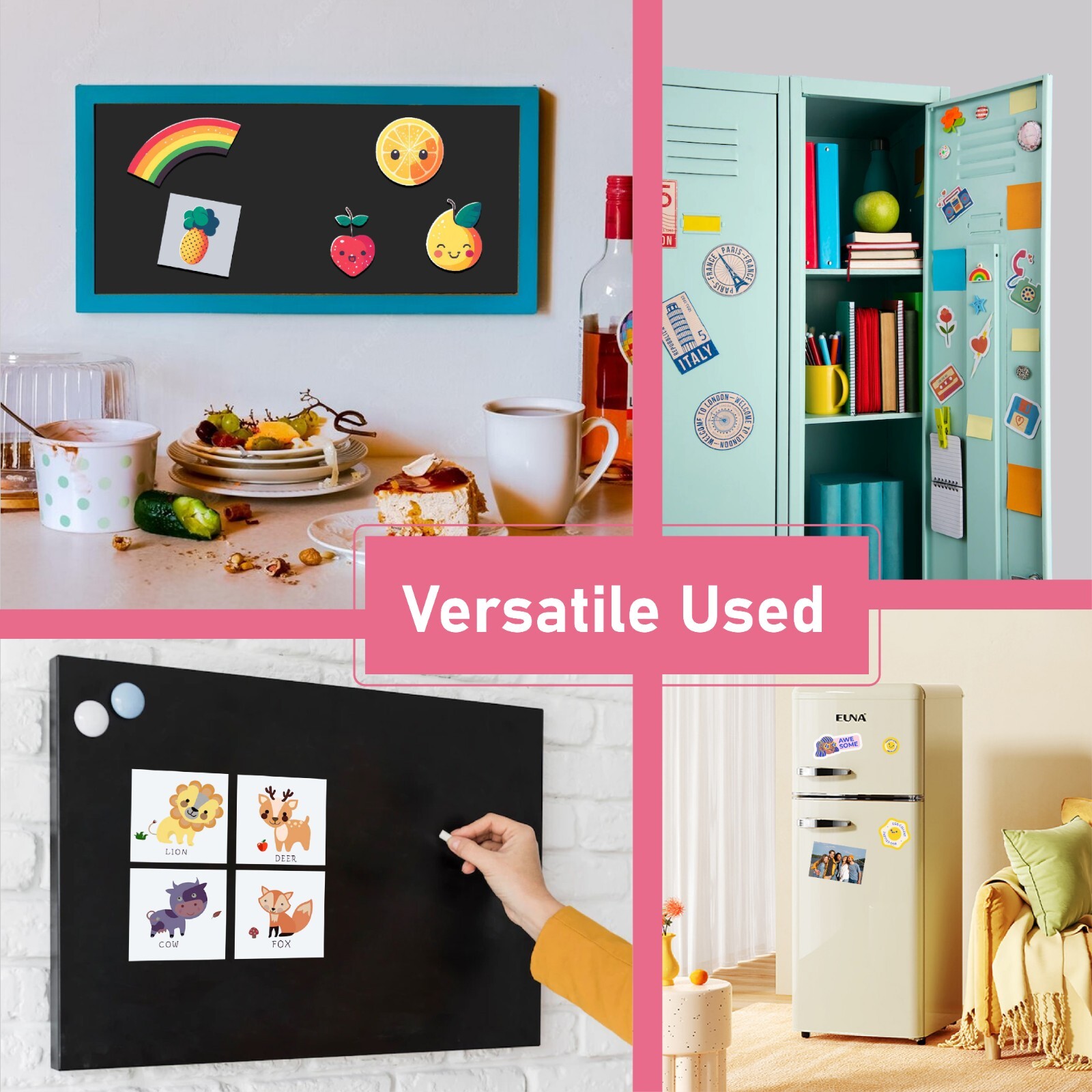 Glossy White Printable Magnet Paper 25 Sheets for Inkjet Printer Cutable 8.5x11