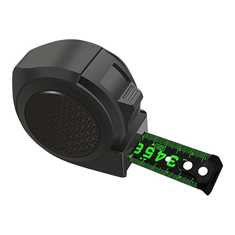 Fluorescent Steel Tape Measure with Retraction Control Measurement Ruler