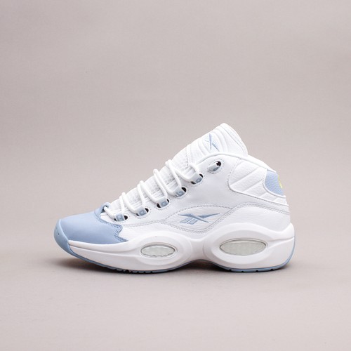 

Reebok Classics Question Mid White Blue Allen Iverson Denver Nuggets Men GW8854, Белый
