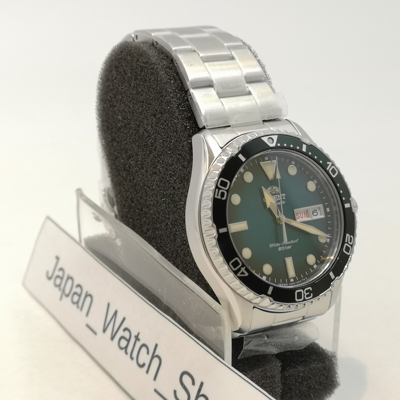 Pre-owned Orient Sports Rn-aa0811e Blue Mechanical Automatic Men's Watch In Box