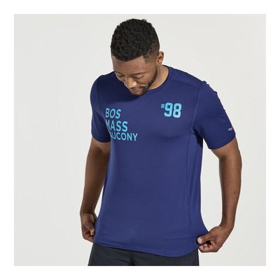 

Saucony Men секундомер с графикой с коротким рукавом Sodalite Graphic  Apparel