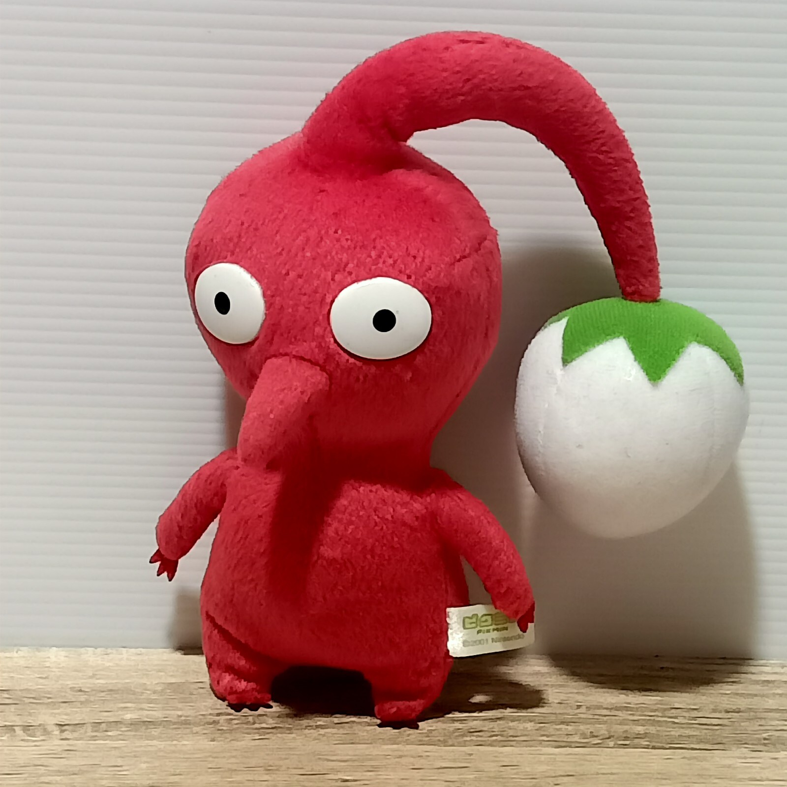 Pikmin Bud Beanbag Red Plush Doll Toy Sanei 2001 Japan Game