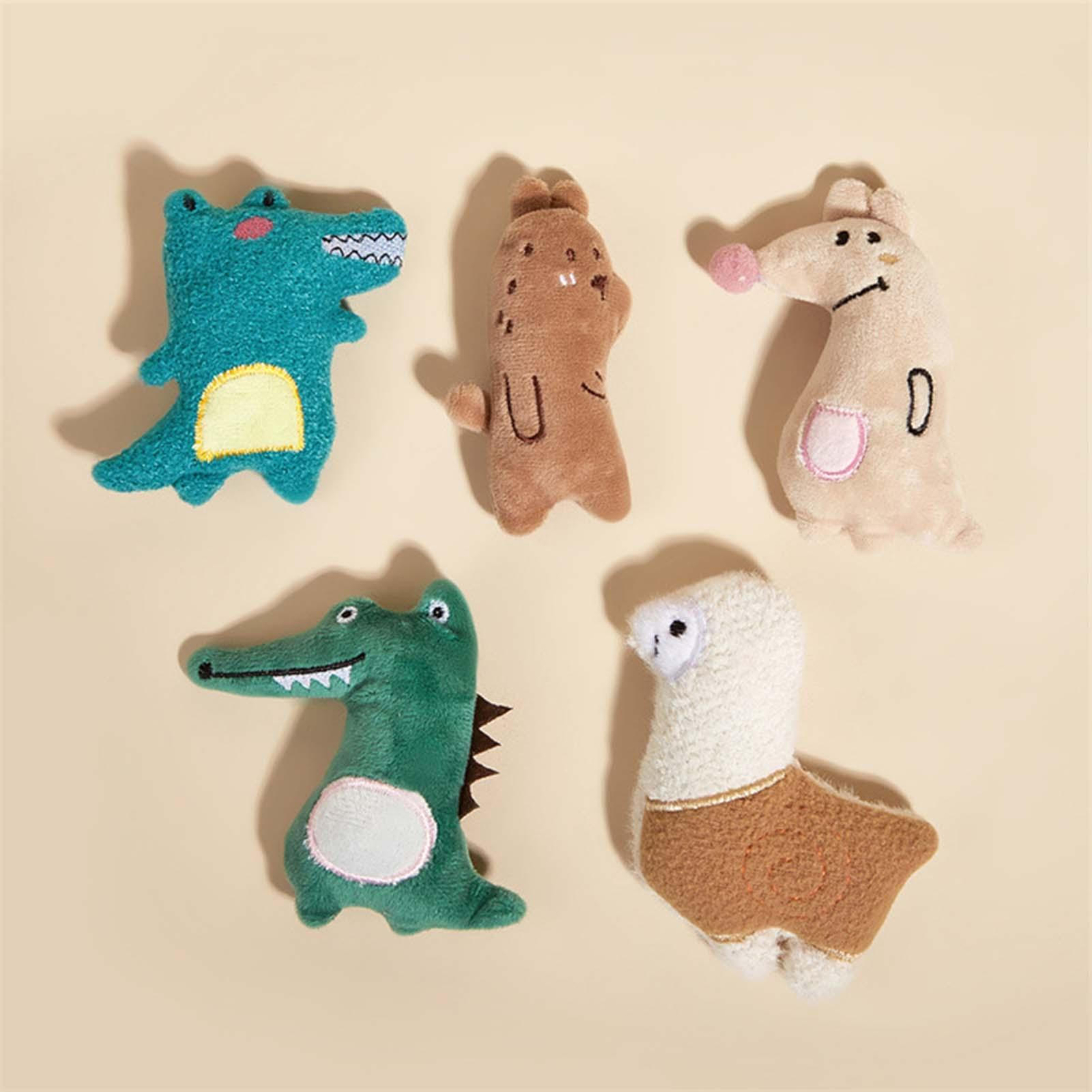 Interactive Catnip Filled Kitten Animal Toy Cat Chew Soft Toy