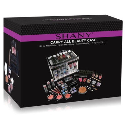 SHANY Carry All Trunk Makeup Set (Eye shadow palette/Blushes/Powder/Nail Polish