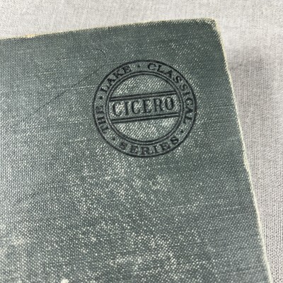 Select Orations and Letters of Cicero  by Johnston 1910 Hardcover Book