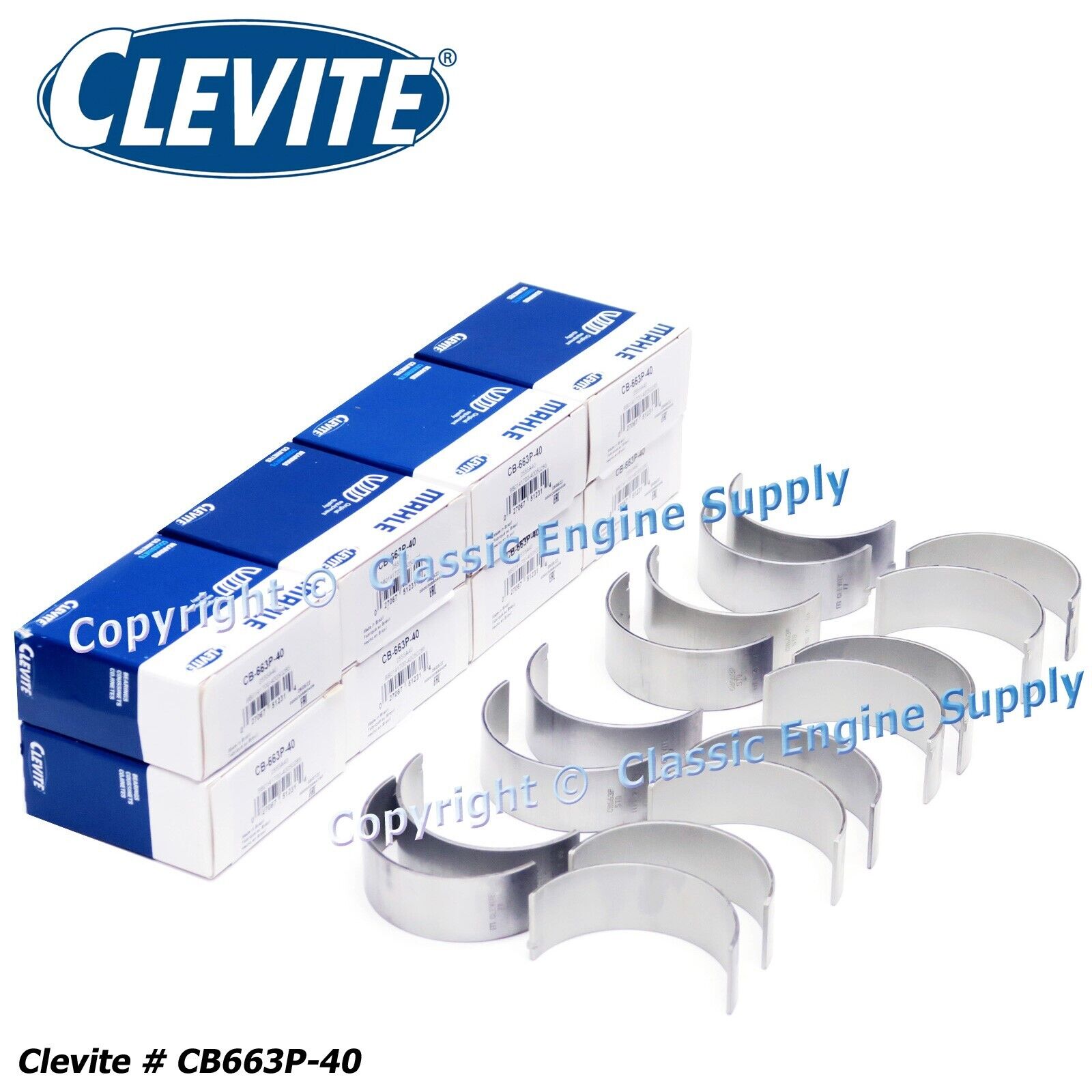 Clevite Rod Bearing CB-663P-40 Clevite Rod Bearing CB-663P-40