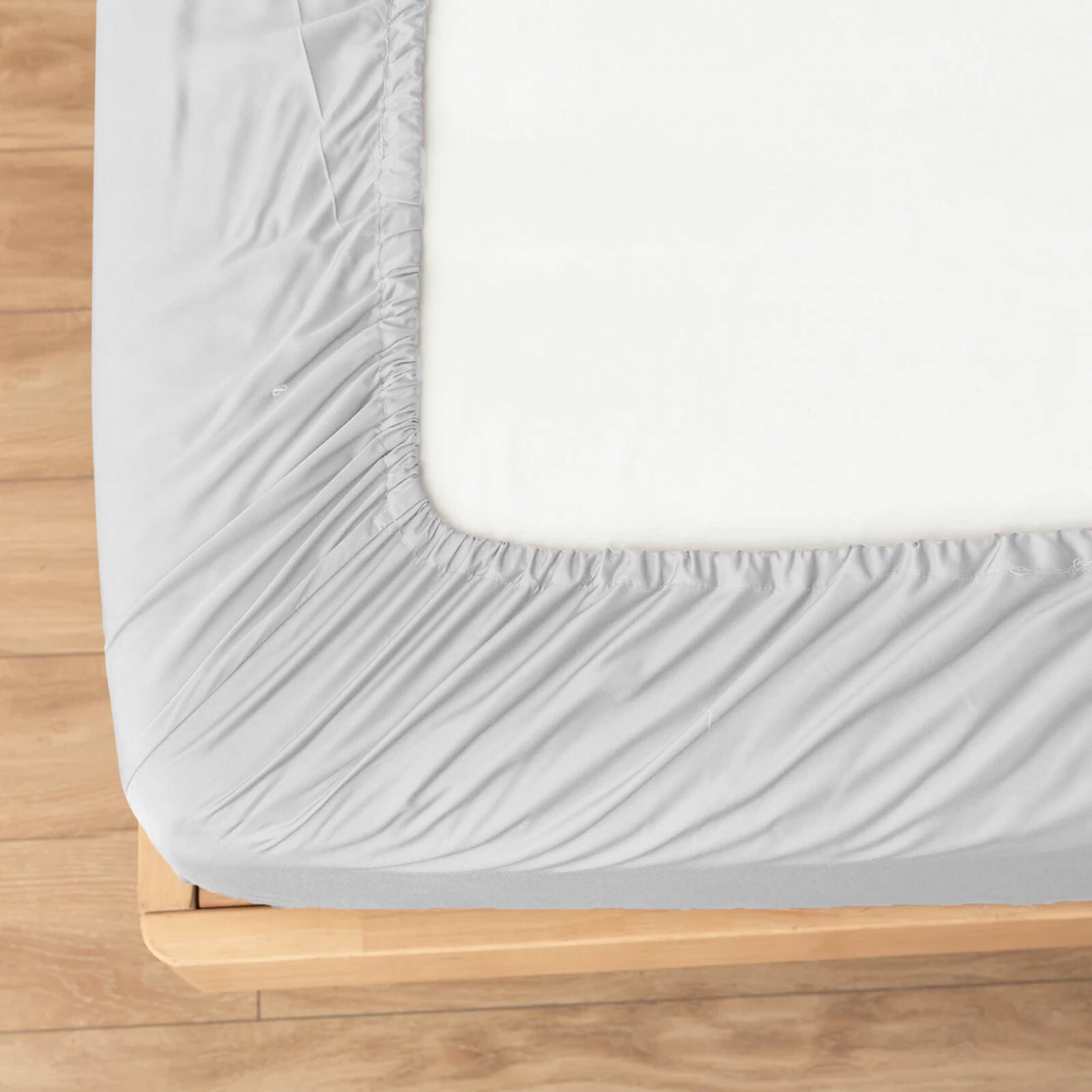 Fitted Sheet All Sizes Extra Deep Pocket Microfiber Full Elastic Bed Sheets Only