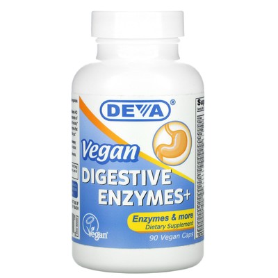 Vegan Digestive Enzymes+, 90 веганских капсул