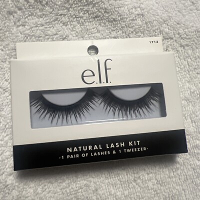 Brand New e.l.f. Natural Lash Kit/Dramatic Lash Kit Black #1713 False Lashes