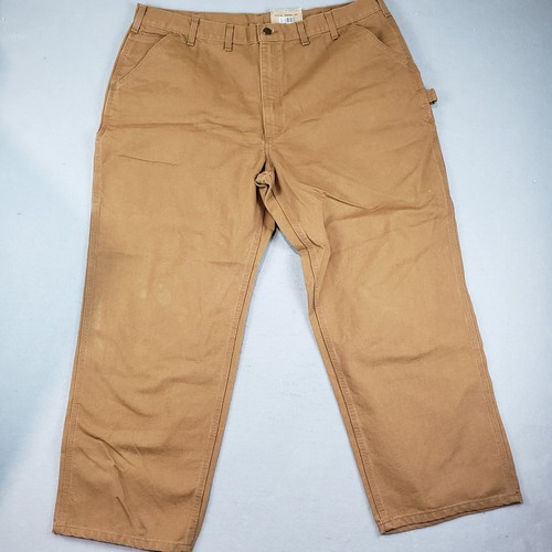 Carhartt Men's 40X30 Washed Duck Work Dungaree Pants B11-BRN