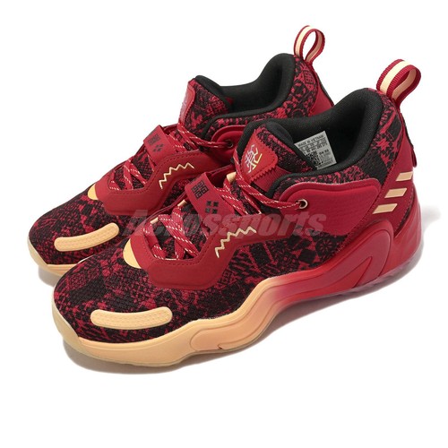 

adidas DON Issue 3 GCA CNY Donovan Mitchell Red Мужские баскетбольные кроссовки GY0328, Красный, D.o.n. Issue 3 Gca
