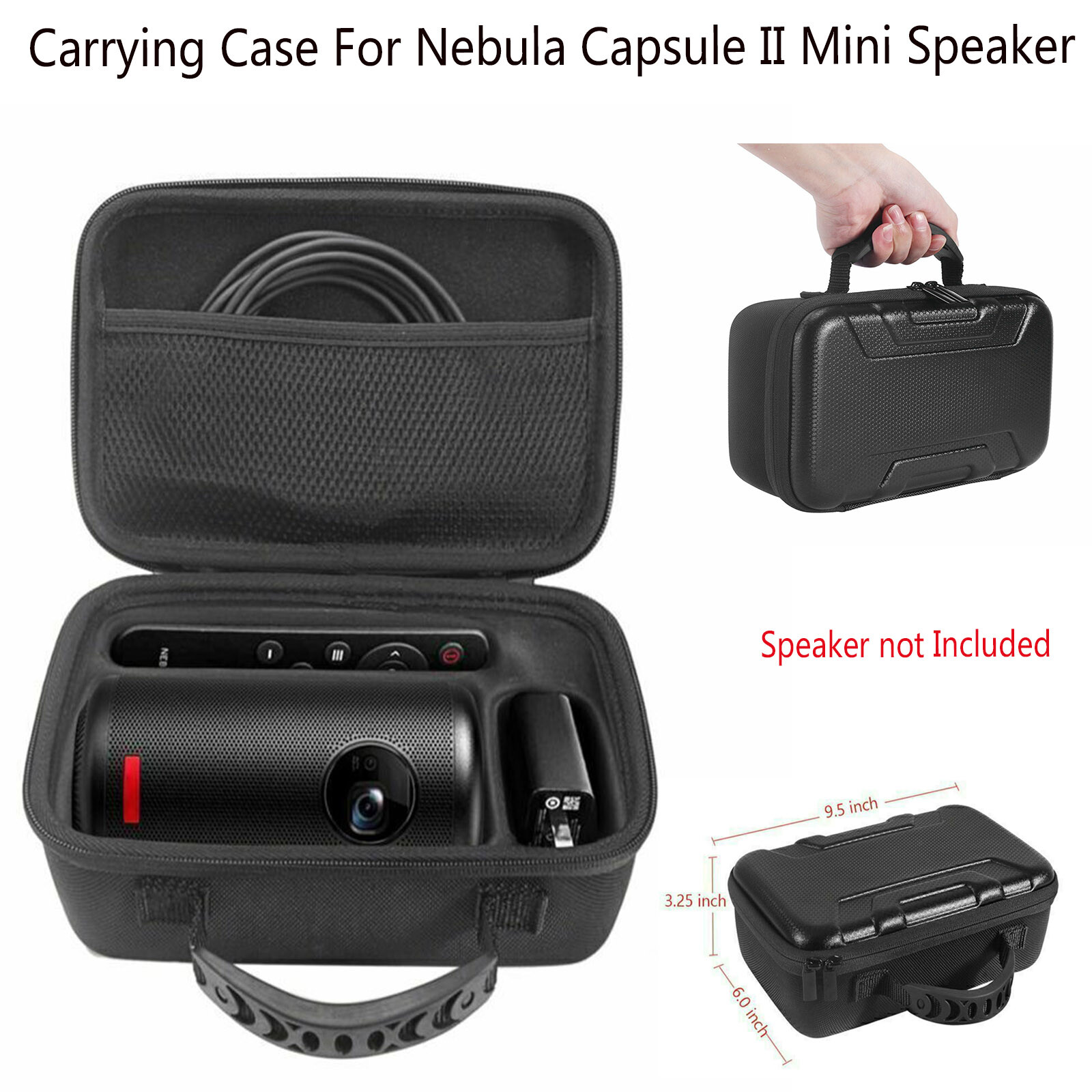 Portable Bag Case Cover Shockproof for Nebula Capsule II