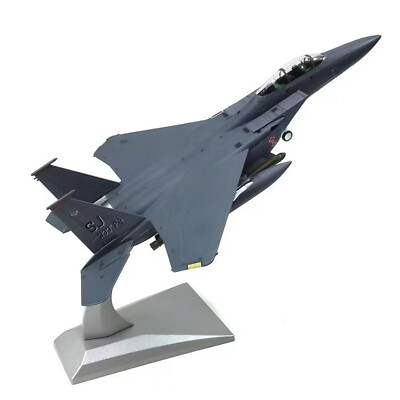 1/100 U.S. F-15E Strike Eagle Bomber Aircraft Plane Alloy Model With Stand