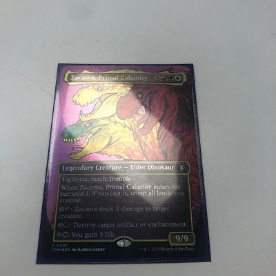 MTG: Zacama, Primal Calamity Showcase- Commander Masters 0691