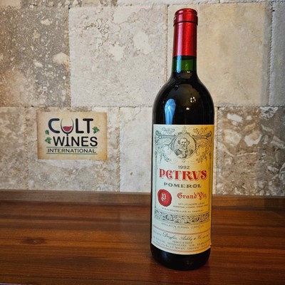 RP 90 pts! 1992 Chateau Petrus Pomerol Bordeaux wine, France