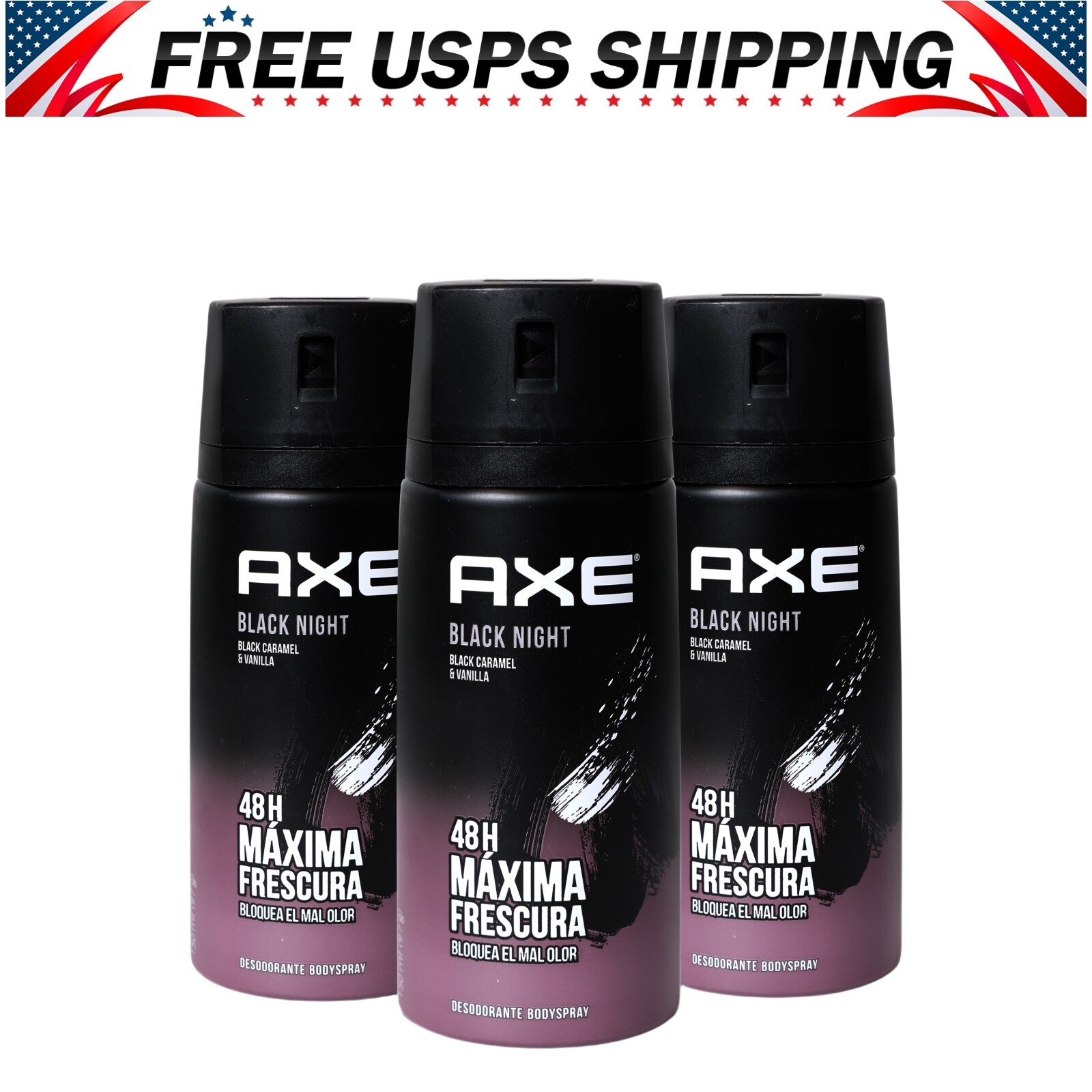 Deodorant Black Caramel & Vanilla 48h Protection 150 Ml